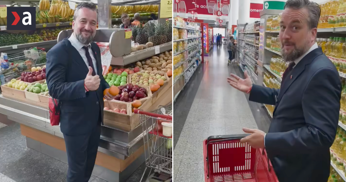 Lubos Blaha ospevuje venezuelske supermarkety Ako to vyzera