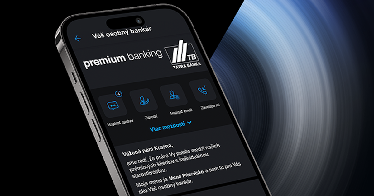 Tatra banka spustila novu funkciu pre kontakt s bankarom