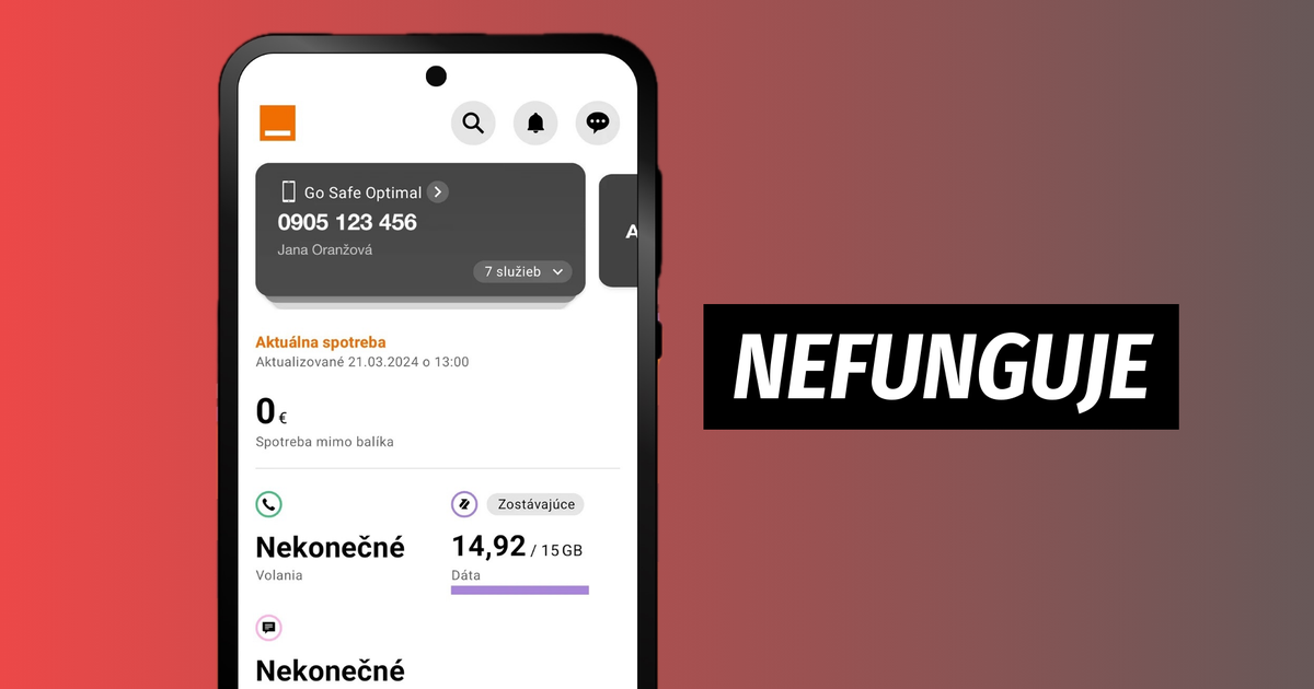 Velky vypadok u najvacsieho operatora Aplikacia nefungovala niekolko dni
