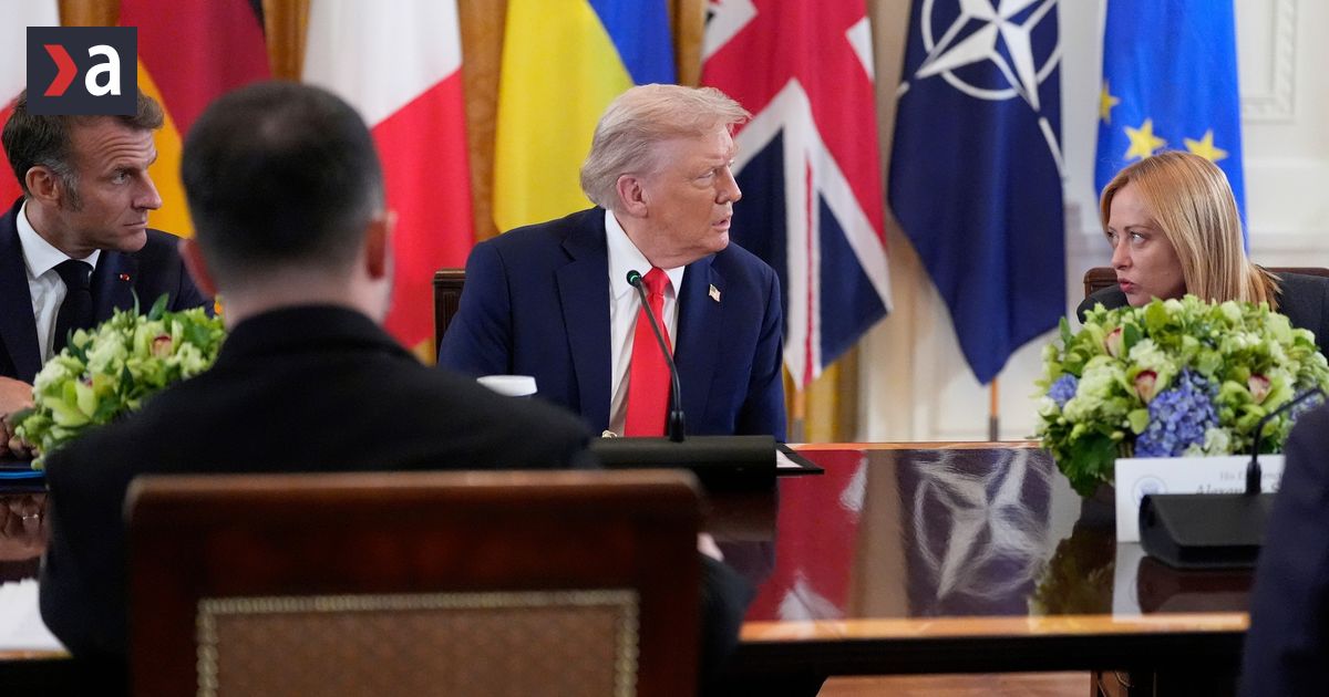 Golfovy diplomat a nasepkavacka Dvojica Eurooanov na schodzke s Trumpom