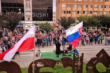 Odkaz Petra Bebjaka z protestu v Poprade Hanba ostane po vas