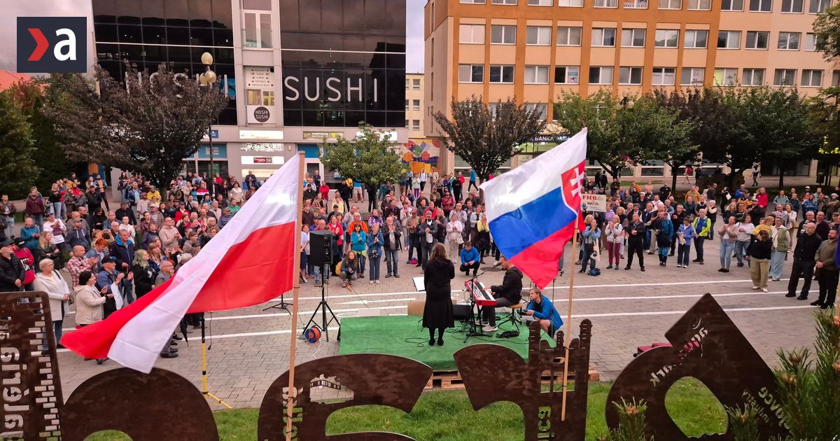 Odkaz Petra Bebjaka z protestu v Poprade Hanba ostane po vas