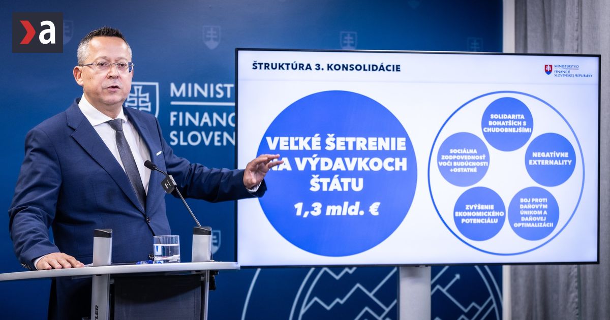 Ministri o skrtach nechcu hovorit Miliardova konsolidacia sa tazko sklada