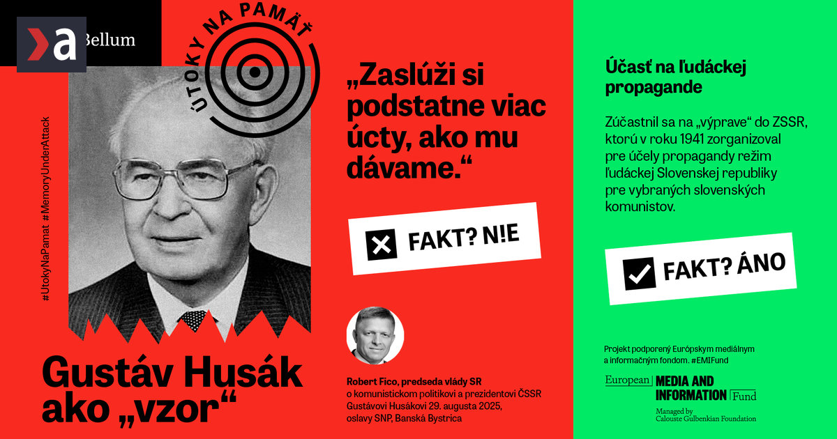 Co Robert Fico nepovedal o Gustavovi Husakovi