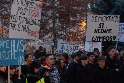 Kosicania si zopakovali pochod z roku 1989