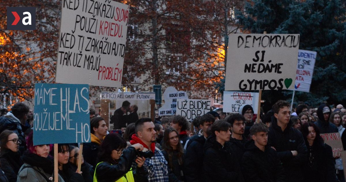 Kosicania si zopakovali pochod z roku 1989