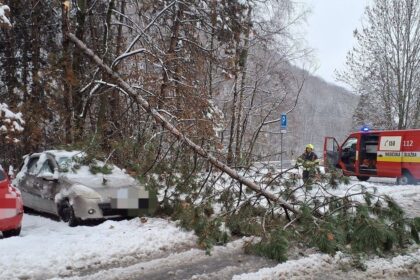 Zle pocasie poslalo do terenu stovku hasicov