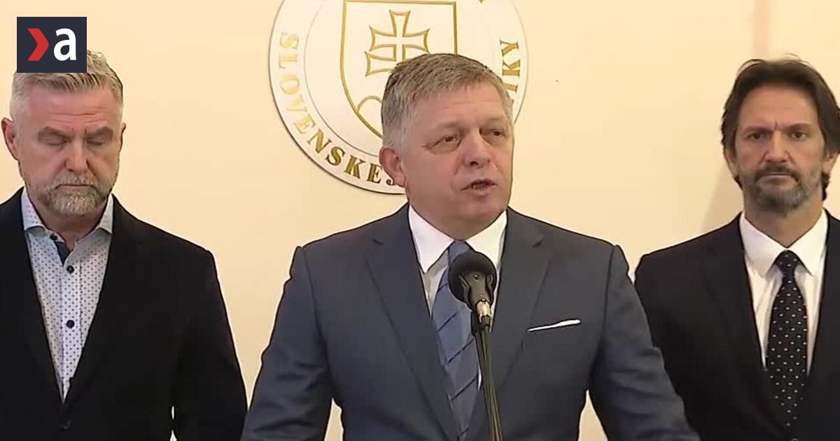 Premier Robert Fico po prelomeni veta Dakujem poslancom vlada nebude vykopavat dvere o piatej
