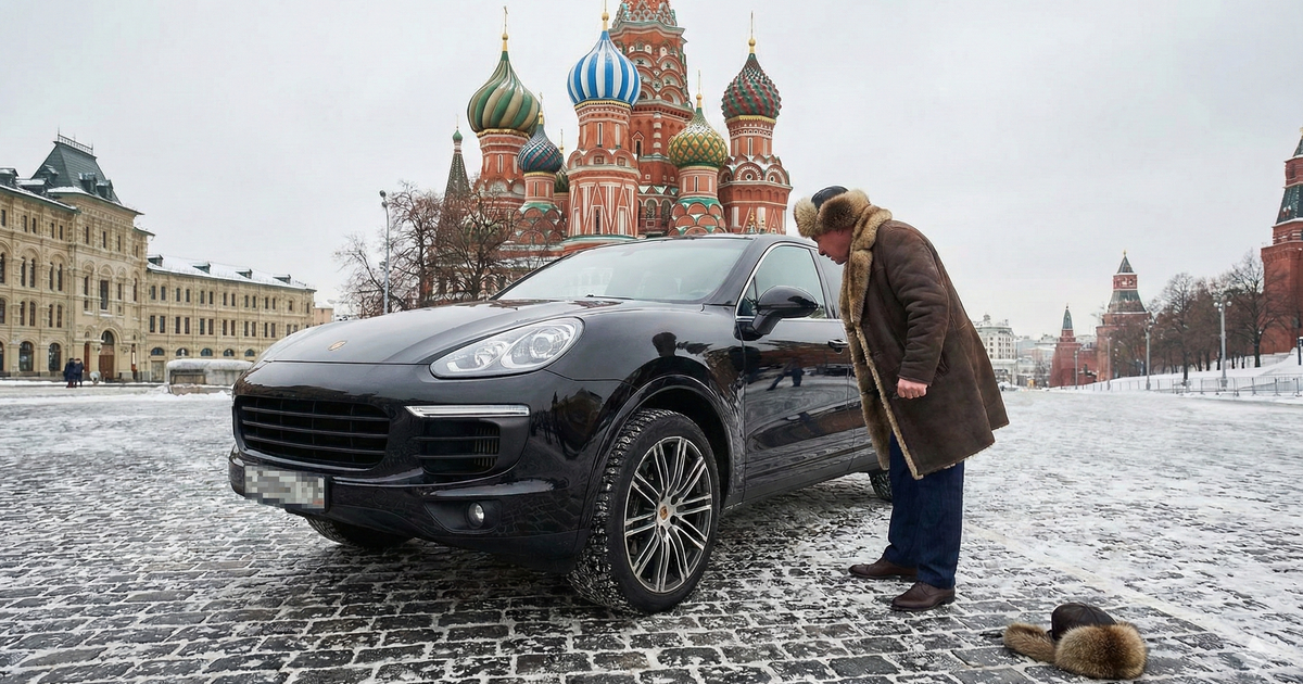 Stovky ruskych vozidiel Porsche nahle zastavili