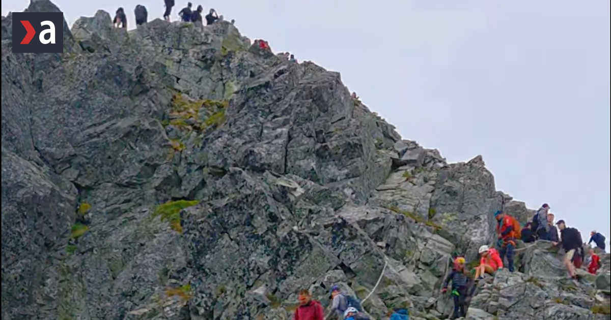 Turistka spadla z Rysov svedok incident nahral na video