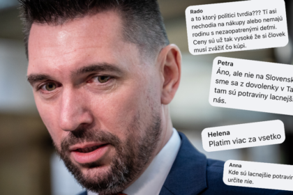 Minister Takac vraj v obchode plati o 17 eur menej Mama dvoch deti mu odkazuje Musim studovat akciove letaky a maso je pre nas luxus