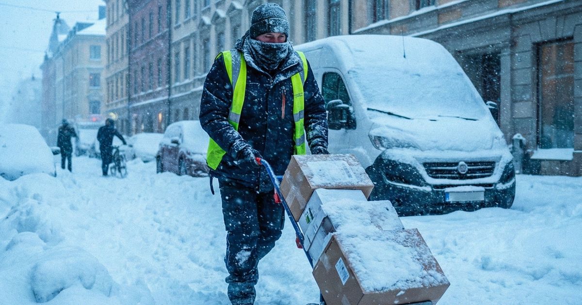 Nepriaznive pocasie komplikuje dorucovanie zasielok a potravin