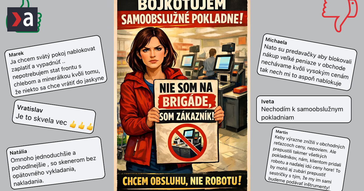 Velka vzbura proti samoobsluznym pokladniam