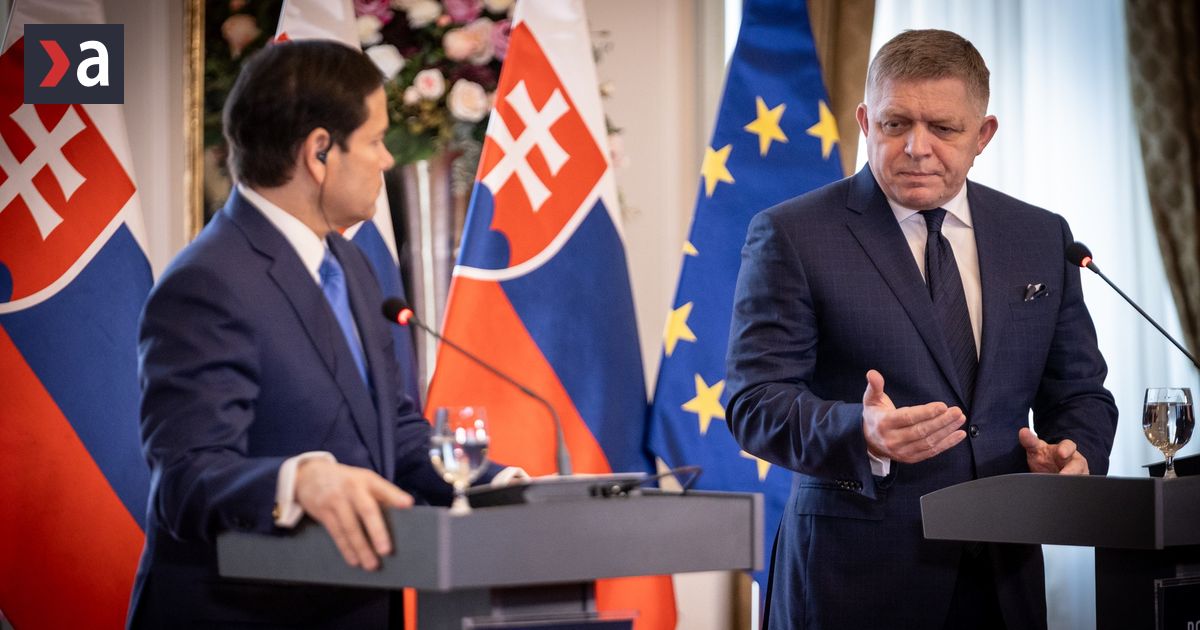Fico pred Rubiom v Bratislave utocil na Zelenskeho Chce zakupit dalsie americke stihacky Amerike vytkol Venezuelu