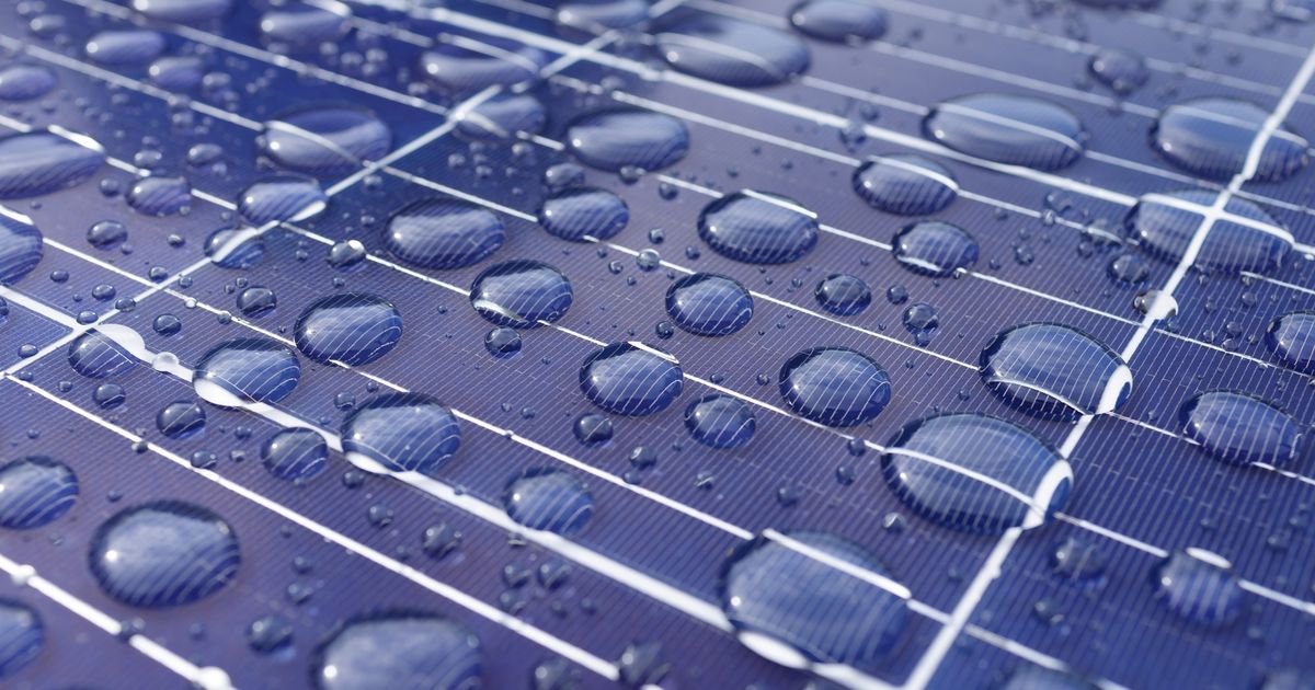Revolucia Nove solarn panely vyrobia elektrinu aj z dazda