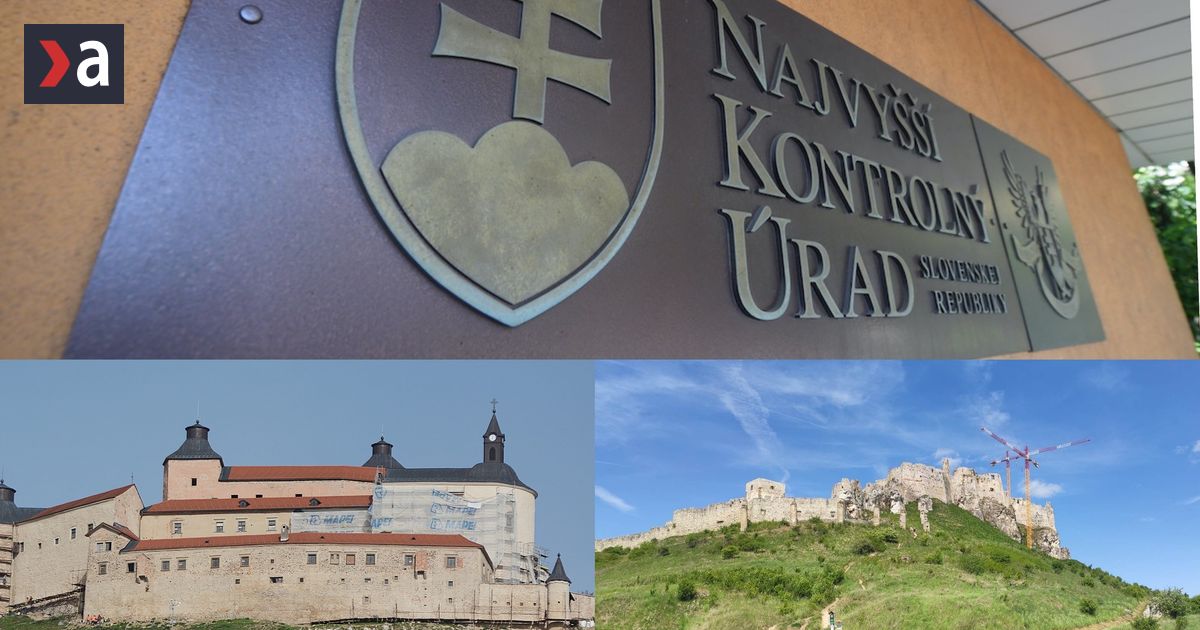 Sprava kontrolorov hovori o dlhodobom zlyhani pri obnove Krasnej Horky a Spisskeho hradu