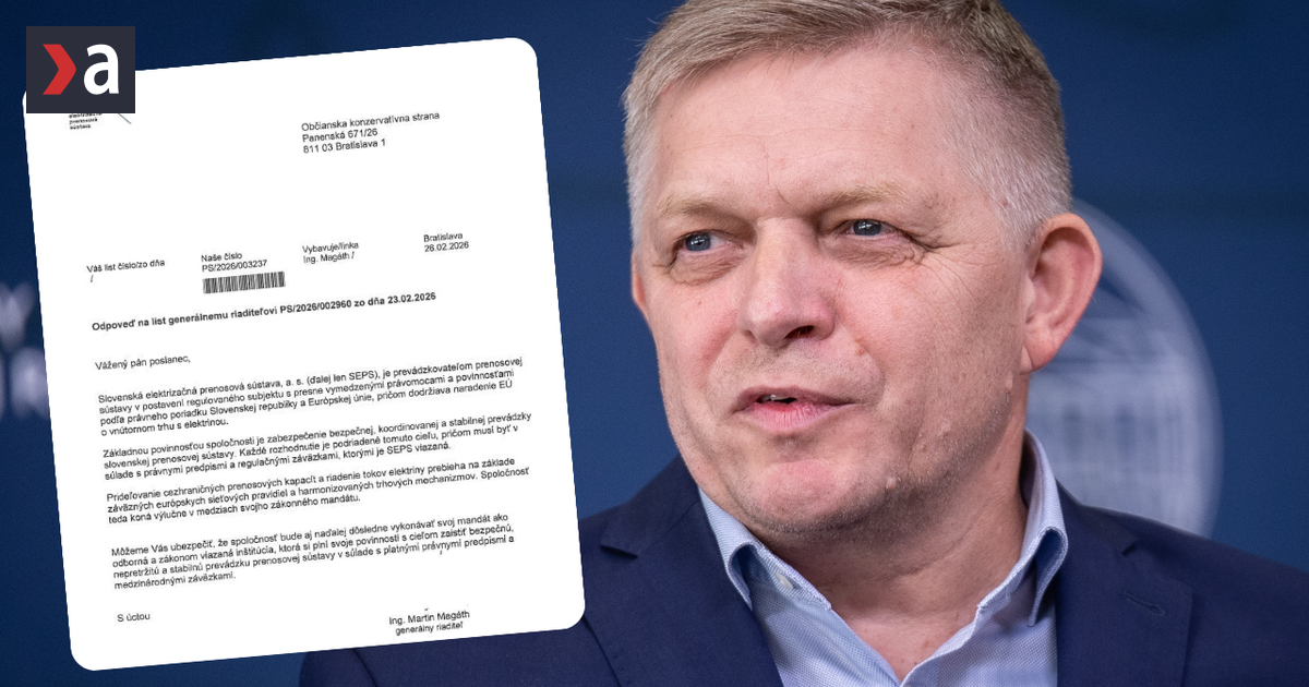 Vzbura v statnej akciovej spolocnosti SEPS odmieta politicke prikazy pri dodavkach elektriny na Ukrajinu