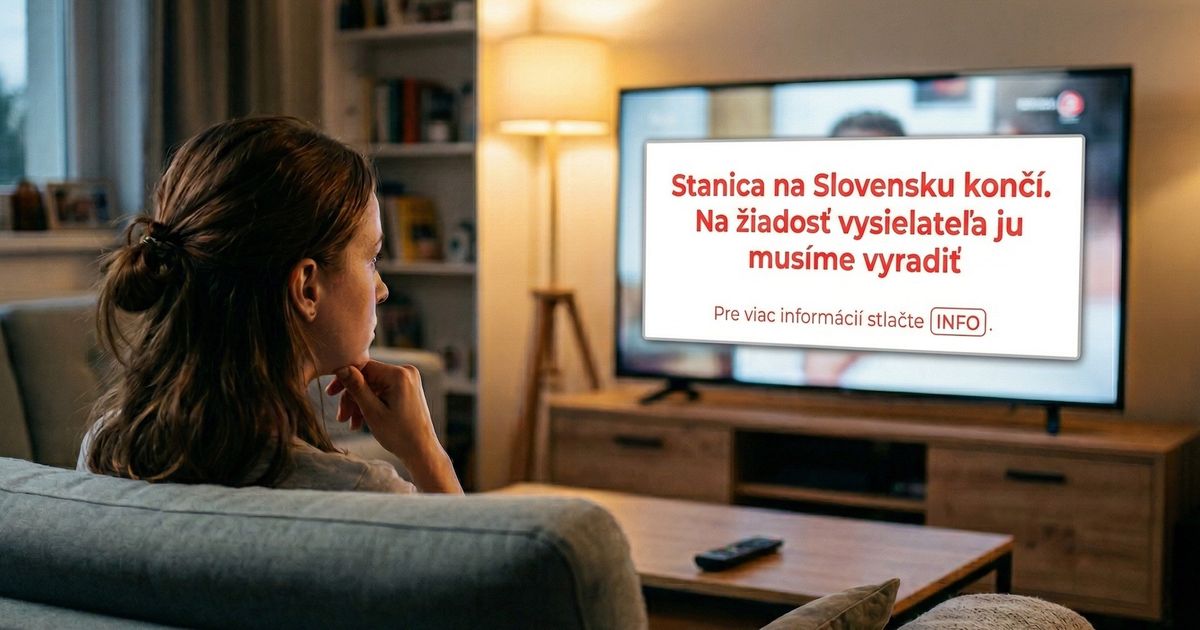 Dalsi cesky kanal konci na Slovensku Vysielatel ziada o jeho vypnutie