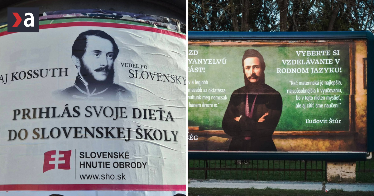 Kontroverzna kampan na juhu Slovenska Kossuth verbuje deti do skol po slovensky Madari si pozicali Stura video