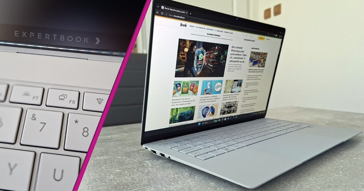 Vyskusali sme notebook z kozmickeho kovu s armadnou odolnostou Displej pripomina papier