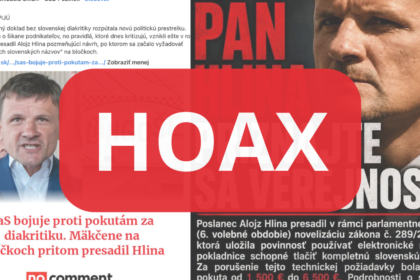 Moze za langosovu pokutu Alojz Hlina Dezinformaciu siri aj Smer zakon pritom presadil jeho minister