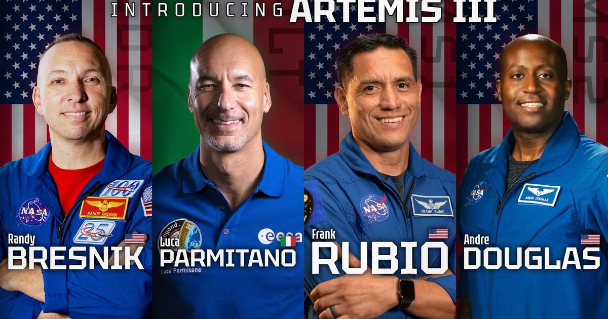 NASA predstavila posadku misie Artemis III poleti Europan aj novacik Aky bude ich ciel