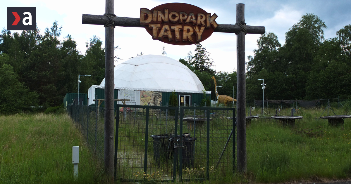 tatransky jursky park definitivne zanikol udelila sa pokuta dinosaury sa stahuju do zahranicia