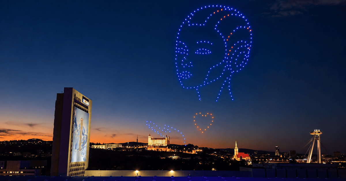 Bratislava sa moze tesit na dronovu show nad Dunajom Kedy a kde ju sledovat
