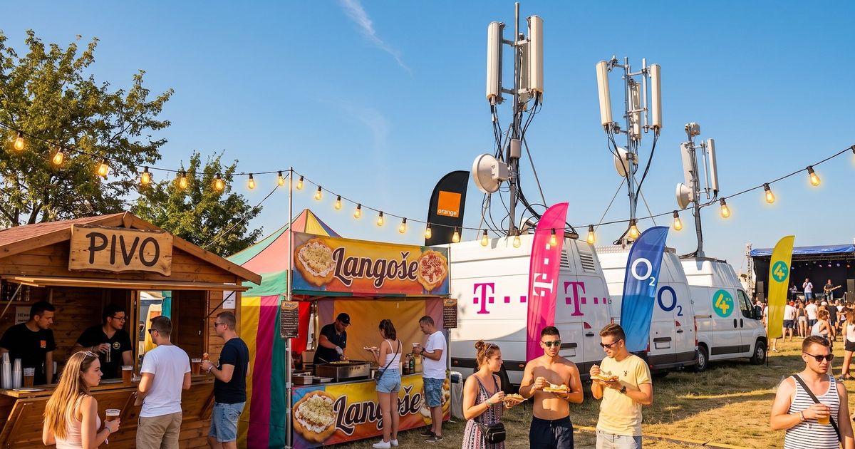Idete na festival Takto operatori posilnia siete niektori pridaju aj Wi Fi a dalsie moznosti