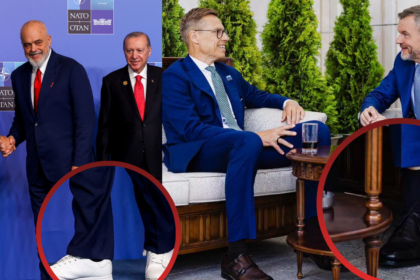 Odhalena noha slovenskeho prezidenta Odbornici hodnotia protokolarne preslapy z NATO samitu
