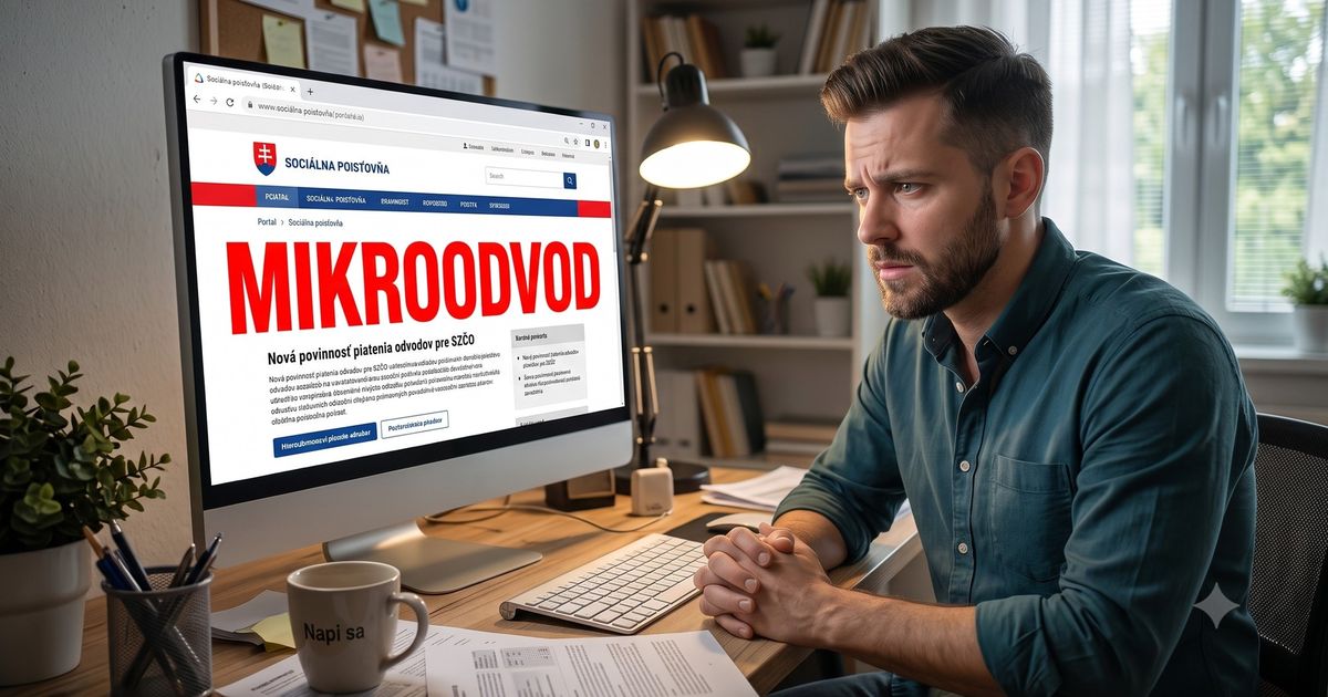 Privyrabate si davate pozor na novy mikroodvod ake su pravidla