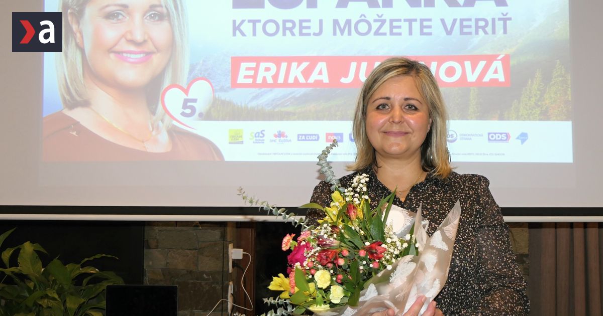 Volby 2026 Erika Jurinova kandiduje po tretikrat v Zilinskom kraji