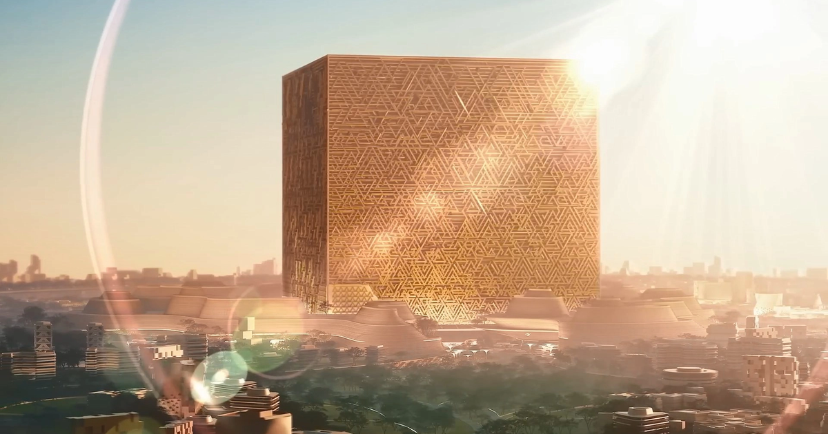 sci fi mrakodrap v pusti ma problem tato kocka je 20 krat vacsia ako empire state building