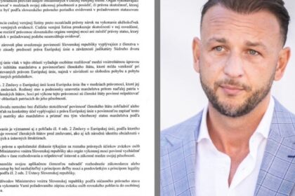 Mame list ktory minister vnutra Sutaj Estok rozosiela LGBTI parom Stat ignoruje zakonnee lehoty