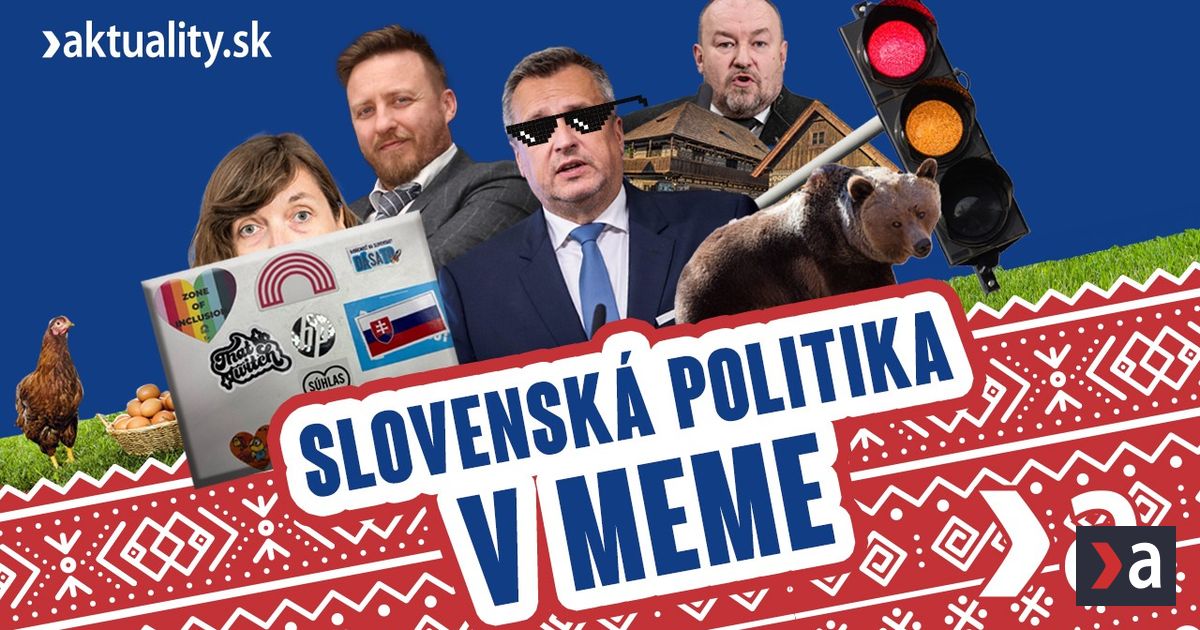 Matica zachranuje zelenu sprejom a Estokova partnerka plati hotovostou tyzden slovenskej politiky v meme