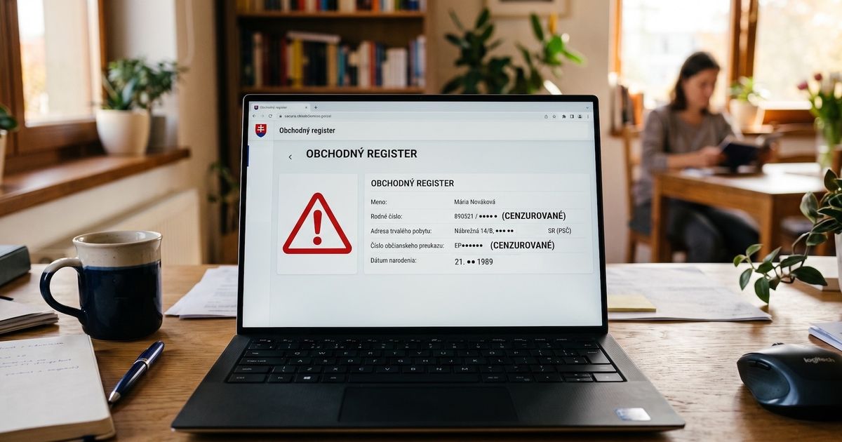 Obrovsky problem Osobne udaje Slovakov zacali unikat statu cez web Dal ich tam sam