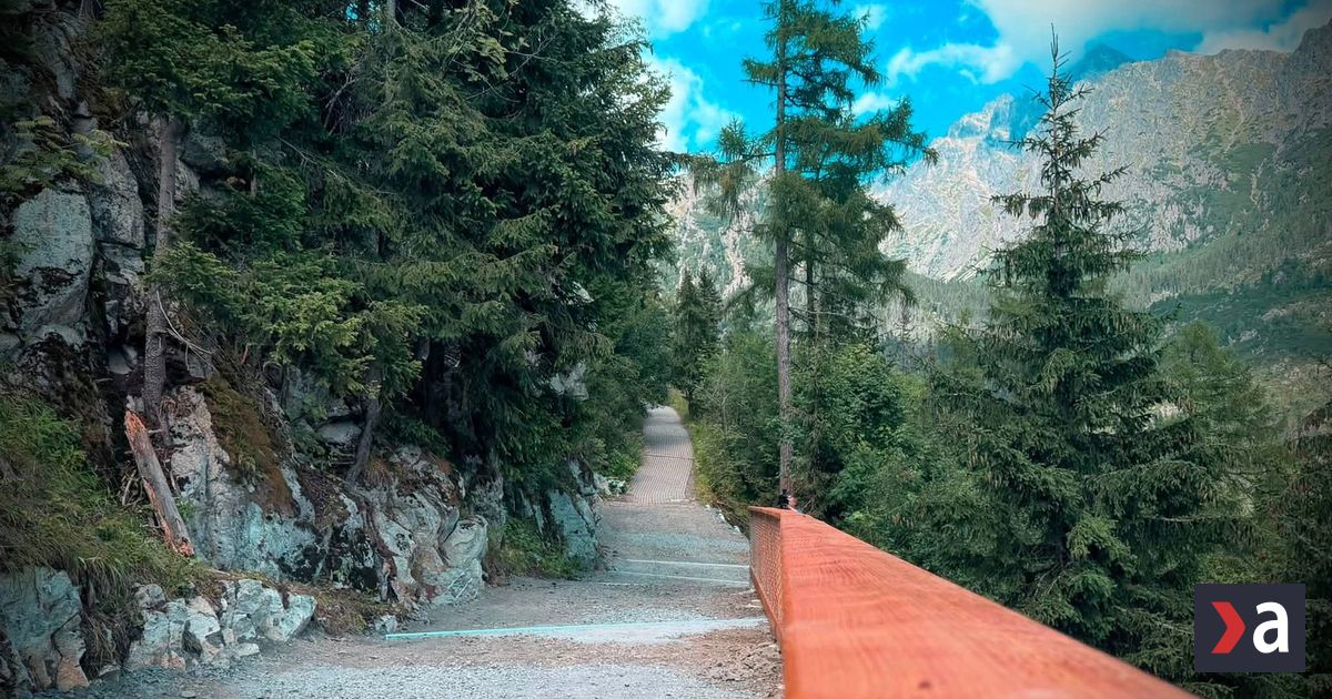 Vo Vysokych Tatrach po troch rokoch znovu otvorili frekventovany turisticky chodnik