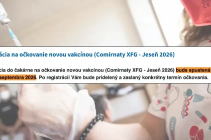 Sezóna sa začína: Česi sa už vo veľkom očkujú, na Slovensku registrácia ešte ani nezačala
