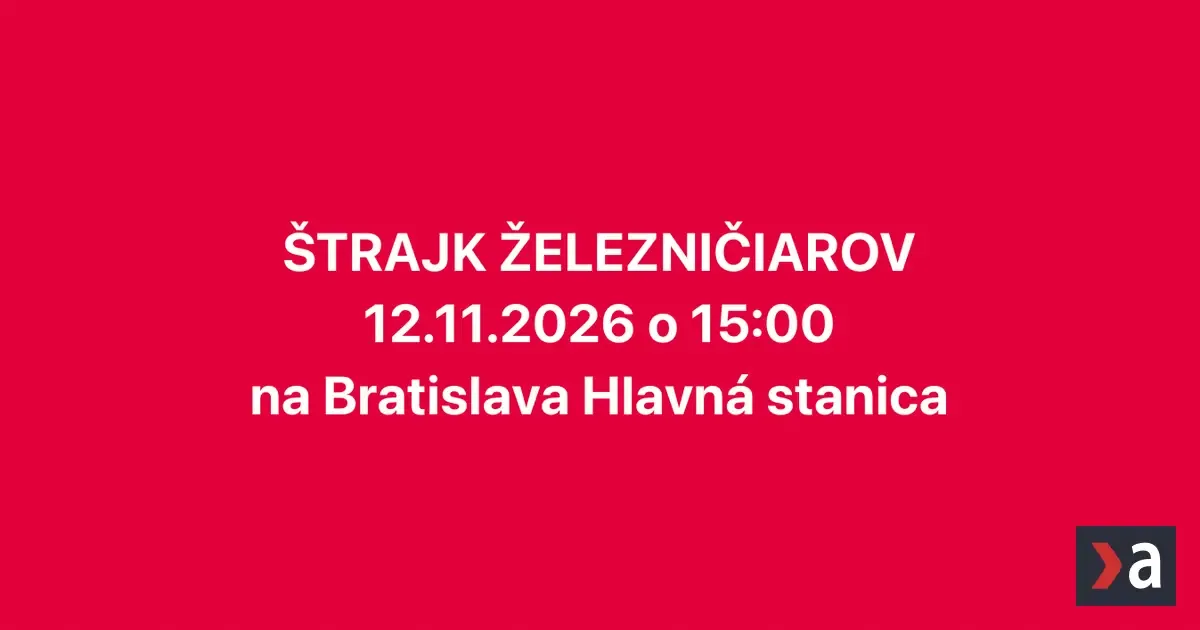 Železničiari v novembri protestujú pred Kamenického rezortom